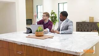 Bella Rolland, cheating housewife, bends over for intense BBC anal pounding in hardcore action