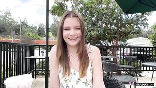 A warm welcome from a cute girl into her intimate world