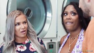 A nice chick came to do the laundry and ended up having sex