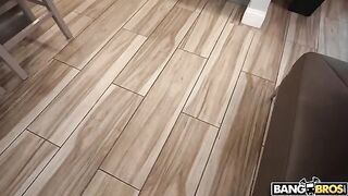 Latina chick gets her pussy destroyed by a huge BBC