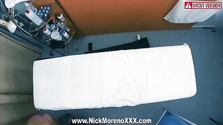 A masseur with an iron fist and a lustful mind massages the body of a young woman