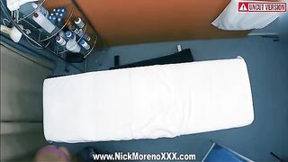A masseur with an iron fist and a lustful mind massages the body of a young woman