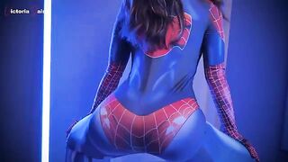 Latex Lingerie Cosplay Spiderman No Way Home XXX Parody Part 1 - Big Ass Latina