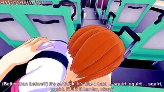 Deku fucks Ochako Uraraka in an intense scene