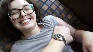 A guy has to stay home with his perfect brunette girlfriend, bored