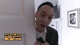Sexy bridesmaids fucked on the wedding night in an intense foursome scene
