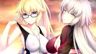 A saint and a sinner engage in passionate, intense action