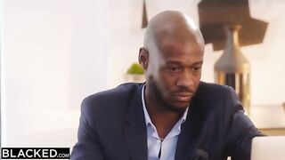 Petite Liz Jordan gets her pussy filled with BBC in intense interracial action
