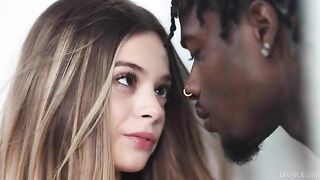 A girl gets an orgasm from the caress of a man