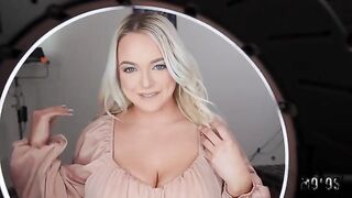 You'd better play with my dick! - sexy blondie in POV action