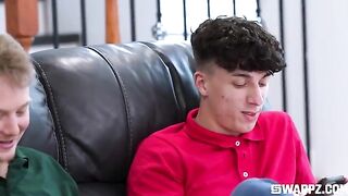 The love does not end here, especially on the couch during a group session