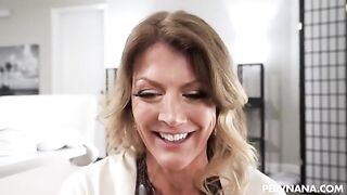 A hot woman climbed on my dick and started to jump on it hard
