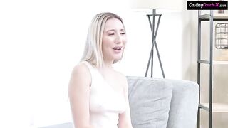 A young girl was fucked roughly at the casting