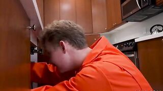 A girl is fucking on the couch right in front of her husband