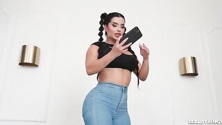 What is the truth between the legs of this beautiful woman?