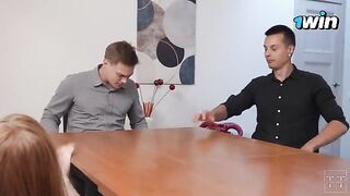 A hot meeting in the office with Tim Team