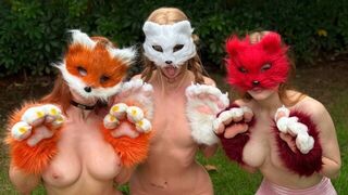 A mysterious woman appears in a sexy roleplay video