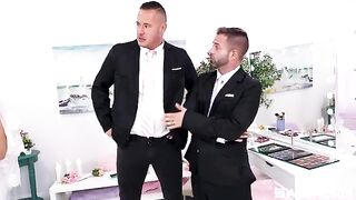 Special purpose Stepdaughters. The stepmother arranged a group sex for her stepdaughters