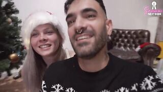 The best way to spend Christmas, with passionate and rough sex