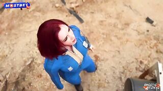 She gets what she wants from a suited hero
