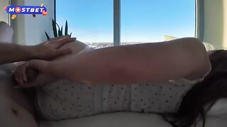 A cute girl realized her stepbrother's dream of fucking his stepsister