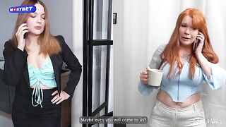 Hot threesome sex with stepmom and teacher, a forbidden delight