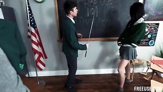 A vulgar performance, where the actress delivers an outrageous show