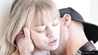 That's where the passion scale stopped, and she received a cumshot on her face