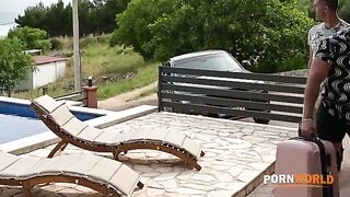 A girl was in need, so her best friend came to help