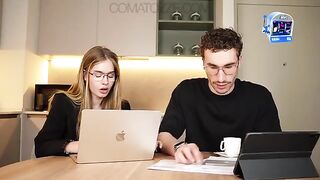 A busty secretary gets fucked hard by her boss in this steamy scene
