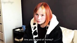 Innocent girl caught in a compromising act