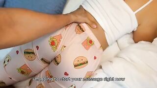 Her ass is gorgeous in those pajamas! - Hot stepmom action!