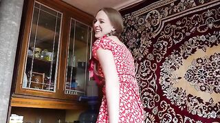 The girl from the village is always hot and sexy