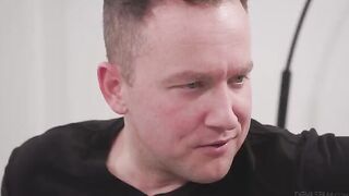 The guy did not let girls reunite and fucked them both
