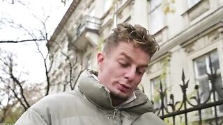The cute girl has a small pussy, but she can handle big dicks