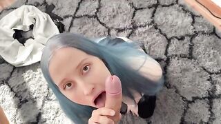 A girl would do anything to achieve a long-awaited orgasm