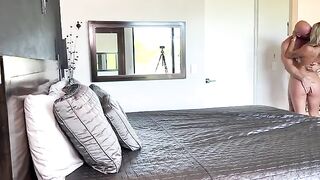 A girl is trying to find my dick by feeling it