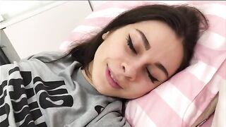 A girl with big boobs has sex with her boyfriend at home