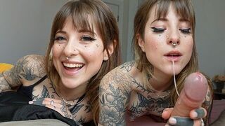 The girl has an amazing throat thing that her boyfriend loves