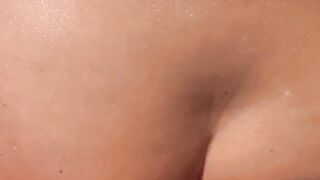 Free ass on the beach, Alexandra Wett's riskiest public outing yet