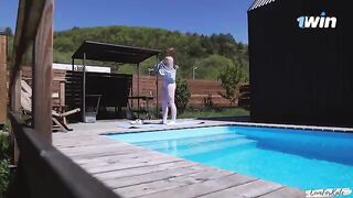A girl improved her skills in daily activities with intense passion