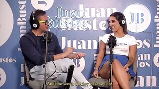 Natalia Garcia asks for a burger and gets a different treat in this steamy podcast scene