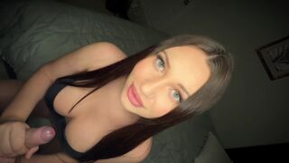 Show me what you learned in blowjob class? Featuring intense bedroom action and more