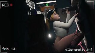 FNAF Security Breach Vanessa gets fucked in the office