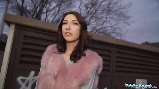 Chanel Kiss gets fucked hard in public for cash