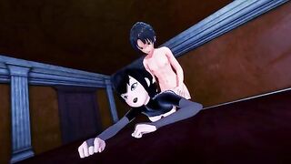 Mavis Dracula gets seduced and fucked in this hot Hotel Transylvania hentai scene