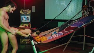 I showed my friend around my game room and things got steamy in a wild way