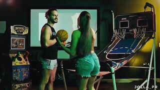 I showed my friend around my game room and things got steamy in a wild way