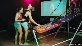 I showed my friend around my game room and things got steamy in a wild way
