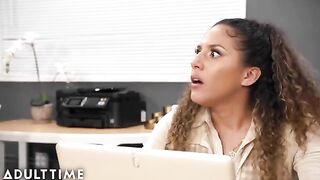 Accidental lesbian gangbang, the hottest all-girl interracial group sex orgy ever!